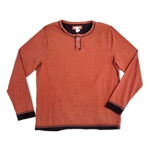 Carbon2Colbalt Ambitious Henley Brick Men’s Size L